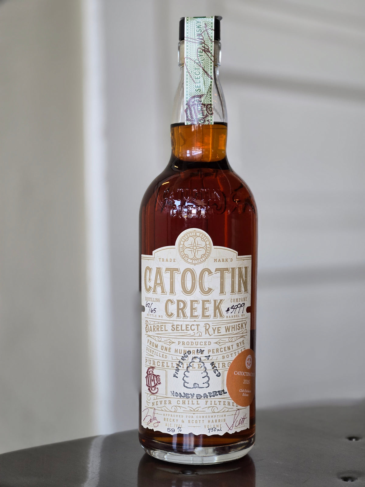 Subscribe to the Catoctin Creek Whiskey Bottle Club